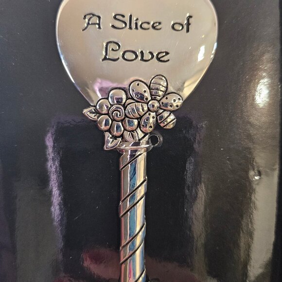 Ganz Heart Cake Server "A Slice of Love" New In Box Heart Shaped Cake Server - Picture 2 of 10